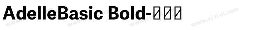 AdelleBasic Bold字体转换
